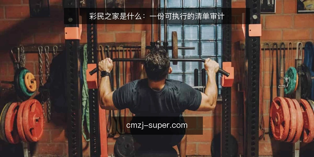 彩民之家是什么：一份可执行的清单审计 — 为什么要做这次审计 配图